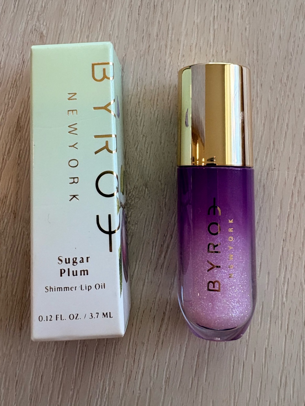 BYROE Sugar Plum Shimmer Lip Oil 3.7mL NEW